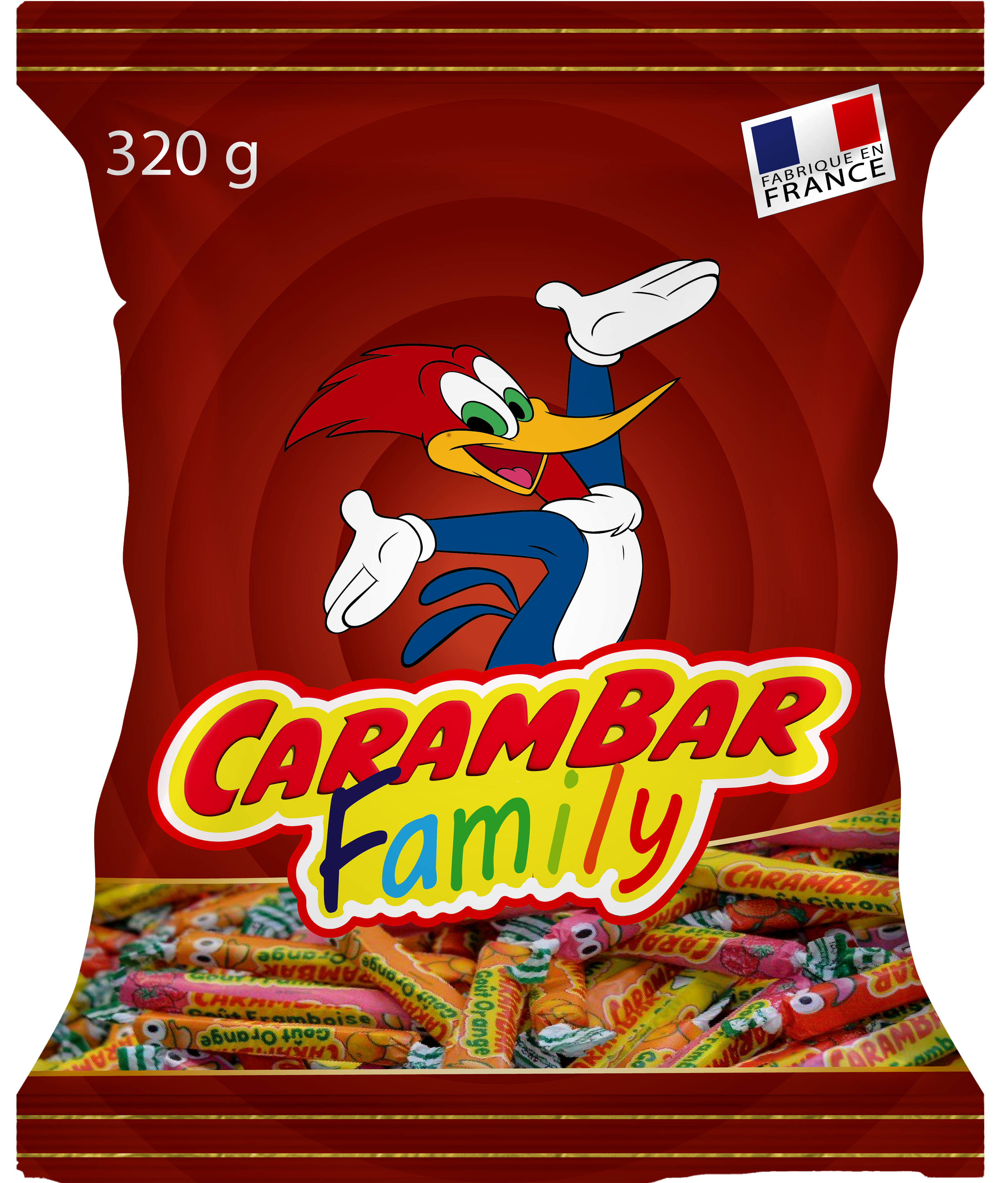 Packaging Woody Woodpaker